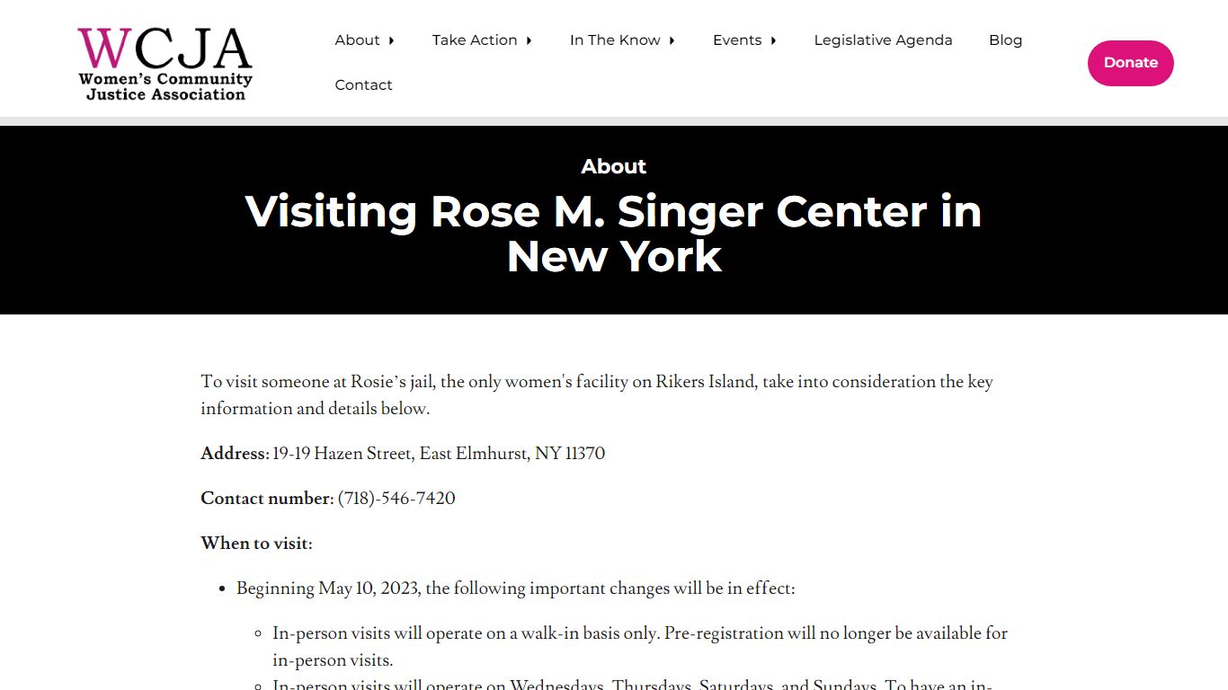 Visiting Rose M. Singer Center in New York